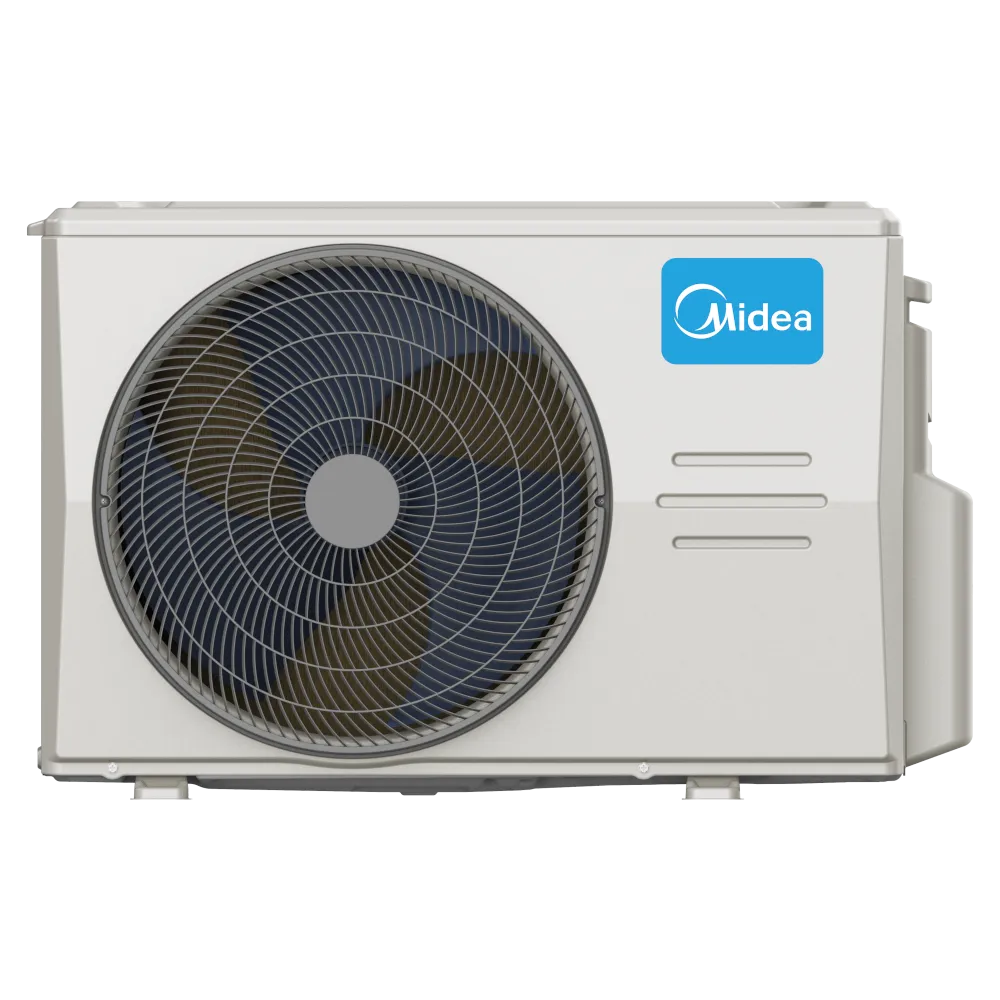 A Midea outdoor condenser unit, the type that can feed two or more indoor heads in a multi-split system